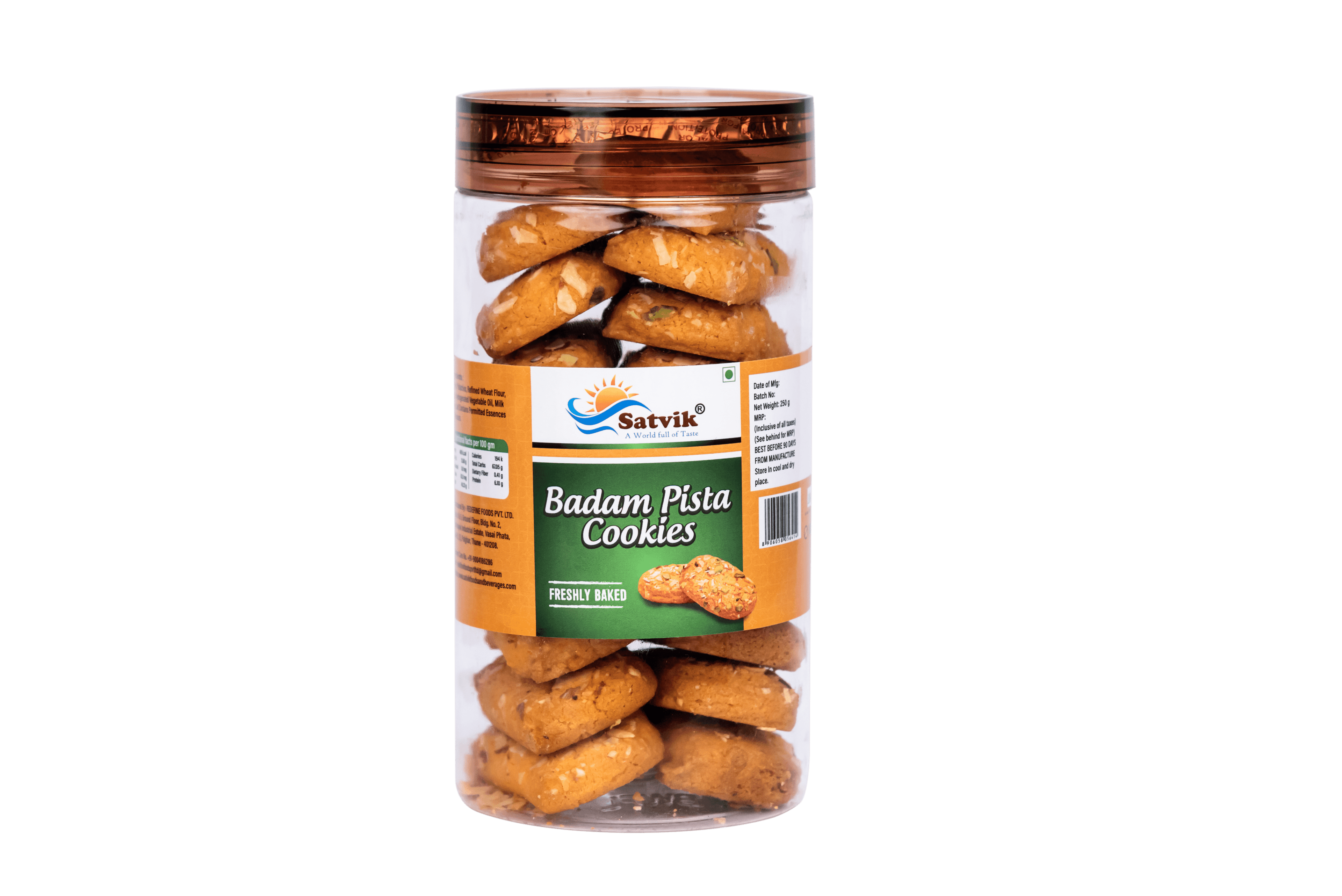 Badam Pista Pet Jar Cookies image