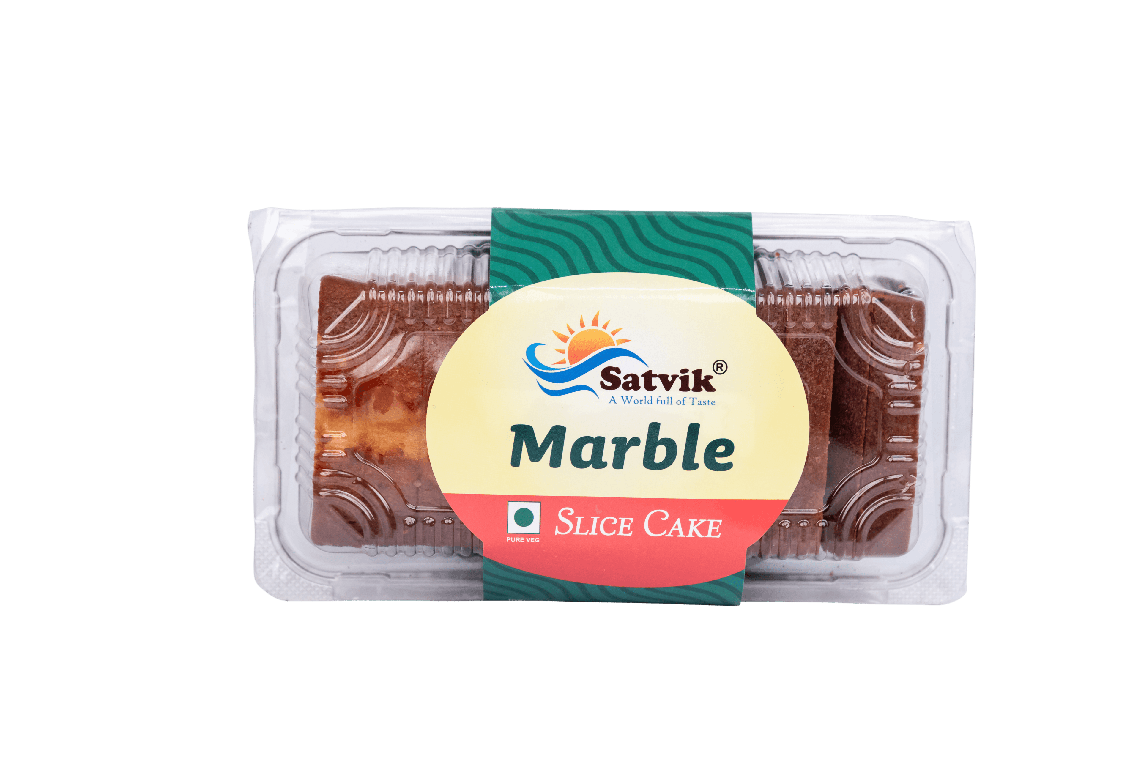 Marble Slice Cake image