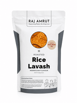 RAJAMRUT ROASTED RICE LAVASH 93 GMS thumbnail 1